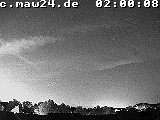 Der Himmel über Mannheim um 2:00 Uhr