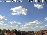 Der Himmel über Mannheim um 17:00 Uhr