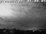 Der Himmel über Mannheim um 1:00 Uhr