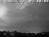 Der Himmel über Mannheim um 3:00 Uhr