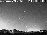 Der Himmel über Mannheim um 21:30 Uhr