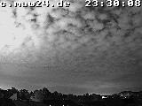 Der Himmel über Mannheim um 23:30 Uhr